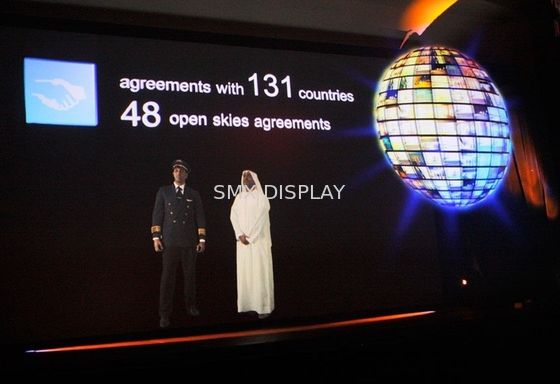 Quality Reflective Foil Stage 3D Holographic Video Projection Transparent Color 95um Thickness factory