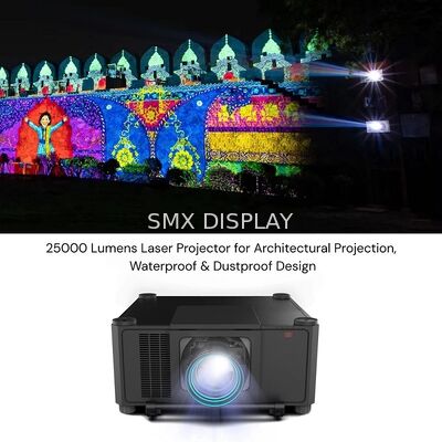 Quality Motorized Zoom Focus / 25000 Lumens WUXGA Laser Projector for House of Worship factory