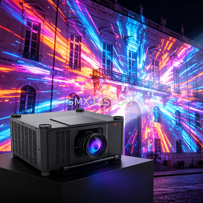 Qualità WUXGA Dual Laser Large Venue Projector 25000 Lumens IP5X Proiettore laser antipolvere per la mappatura della proiezione del muro della città Fabbrica