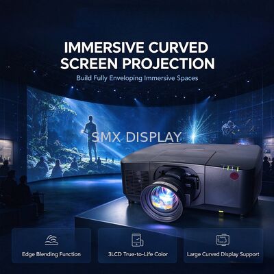 Quality 20000 ANSI Lumens WUXGA 3LCD Laser Projector for Curved Screen Immersive Projection factory