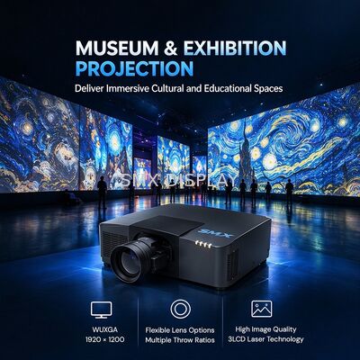 Quality 20000 ANSI Lumens 3LCD Laser Projector with 360 Degree Flexible Installation and Motorized Lens Shift for Large Venue Engineering factory