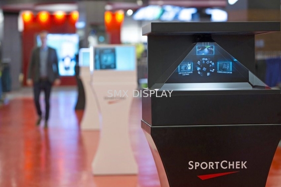 3D Holographic Display Hologram Pyramid Box Holo Showcase 270° 1920x1080 Resulution