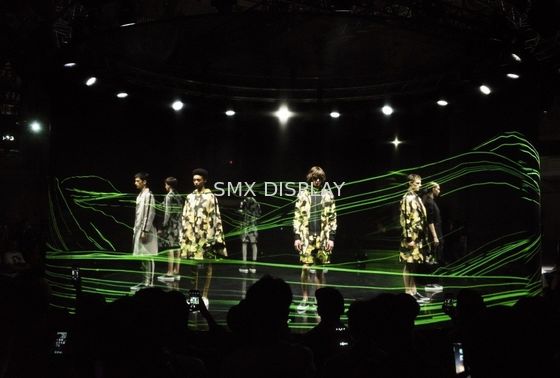 quality Invisible 3D Hologram Mesh Screen Live Hologram Projection 78% Transparency factory