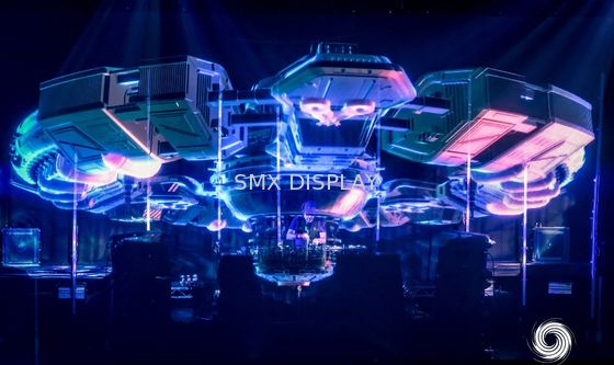 Quality Holo Gauze Holographic Projection System Invisible Hologram Screen For Stage factory