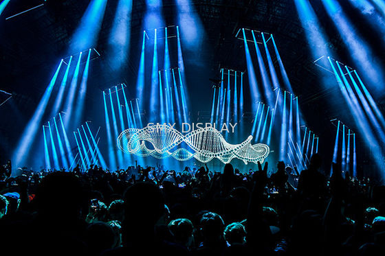 Quality Polyamide Holoflex 3D Hologram Screen with 78% Transparency for Front and Rear Projection factory