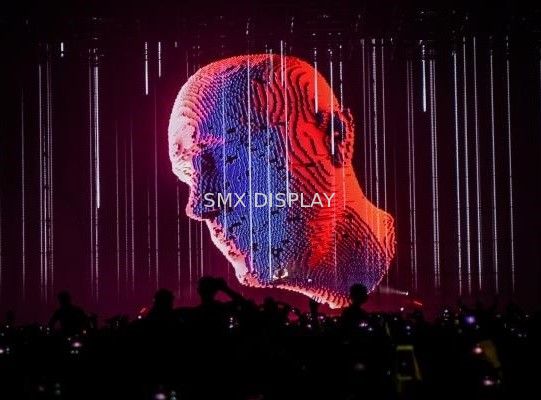 Quality Holoflex Polyamide 3D Holographic Projection Screen with 78% Transparency, Lightweight and Foldable for Front and Rear Projection factory