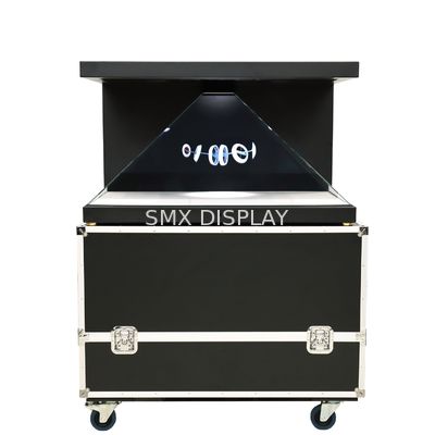 Quality 270 Degree 22-32 Inch Holographic Box Showcase Attractive 3D Holographic Projection Pyramid factory