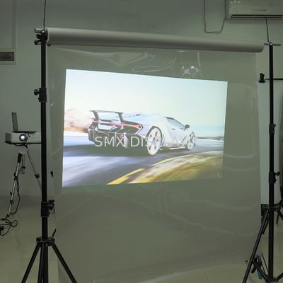 Quality Gray Rear Projection Film / 3D Holo Display With Self Adhesive Layer 100 Thickness factory