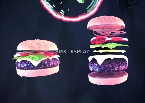 quality Holographic Advertising 3D Display 176 Degree 3D Live Hologram Projection factory