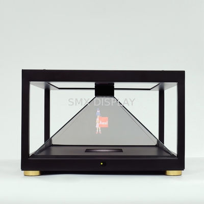 Tempered Glass 3D Holographic Showcase AC110V Sheet Metal 3d Hologram Display