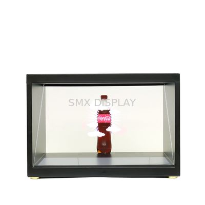 Quality 22 Inch 1 Sided 180 Degree Hologram Pyramid Display Showcase 3D Holo Box Holographic Advertising Player factory