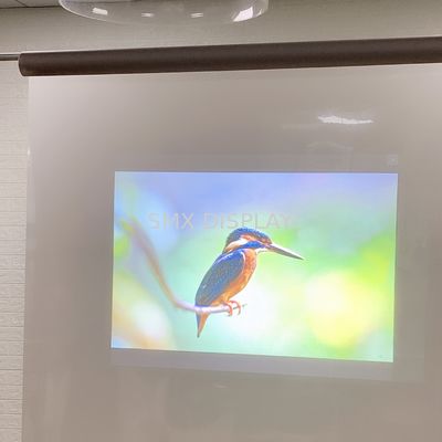 Quality Dark Grey Self Adhesive Rear Projection Foil , Front Projection Film for Trade Shows factory