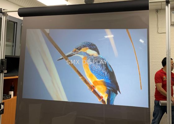 Quality transparent holographic rear projection film Adhesive For Window Advertising factory