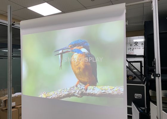 quality Transparent Holographic Screen Film for Shop Advertising of Glass Window factory
