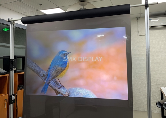 Clear Transparent Holographic Screen , Holoscreen 100 Microns For Display / Store
