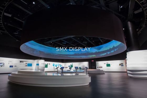 Quality 180 Degree RoHS Flight Simulator Projection Screen Matte factory