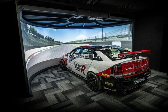 Quality 360 Degree Flight Curved Simulation Screens Floor Standing factory