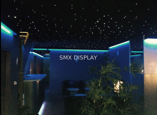 Quality 9mm Panel Fiber Optic Ceiling Tiles Polyester Fiberboard 7 Colors  PMMA factory