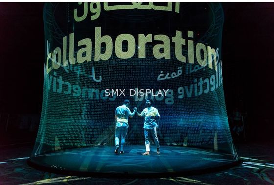 Quality Pepperscrim Holographic Projection Film 30m Length For Outdoor Advertising factory