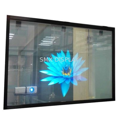 quality 3D Advertising Rear Projection Film Daylight Glass Holographic 100um Transparent factory