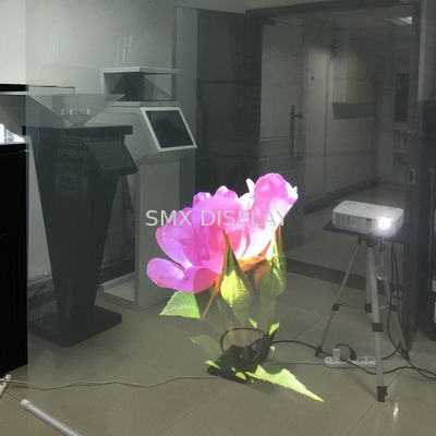 Quality Shop Window Holographic Projection Film High Contrast 100um For Advertising factory