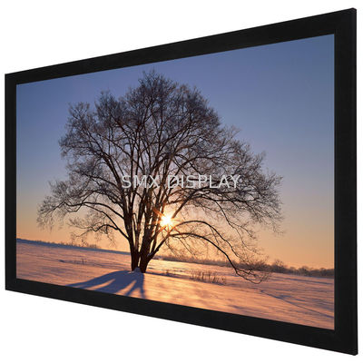 Quality Custom 100 Inch 4K Ultra HD  Fixed Frame Screen / Home Theatre Projection Screen factory