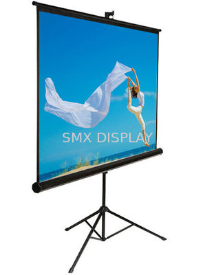 quality Projection screen tripod stand , 70 x 70 projection screen for Education / Business factory