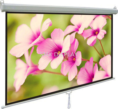 Quality Light weight  Manual wall mount projection screens 60 x 60 With Auto-locking System factory