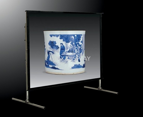 Fast Fold Mobile 120 inch projection screen for  indoor / outdoor events