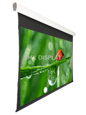 quality OEM ODM  Tab Tensioned Motorized Screen , 133'' or 150 inch motorized projection screen factory
