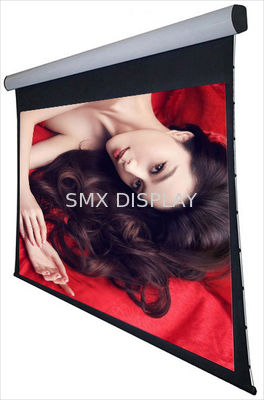Quality Wall Ceiling 3D Tab Tensioned Motorised Projection Screens 120" For Home Cinema factory