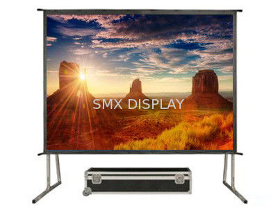 Quality 300" Portable Folding Screen , Fast Fold  Screens With Aluminum Housing factory