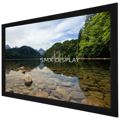 Quality 3D Perforated Silver acoustically transparent projection screen For Home Cinema factory