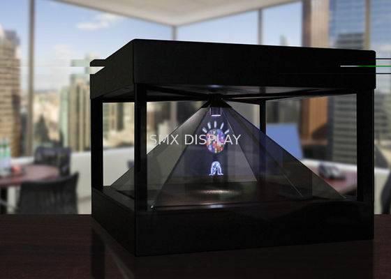 quality Holographic Pyramid 3D hologram box for Product Presentation , View from 4 Sides factory