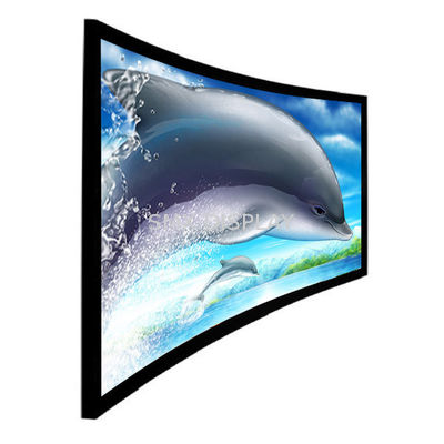 quality 180 or 360 degree Immersive 3D Curved Projection Screen for Home Cinema factory
