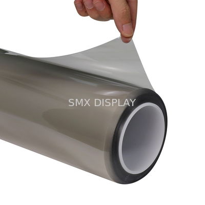 Quality 100um Clear Rear Projection Film 3D Holographic 30m Length For Window Store factory