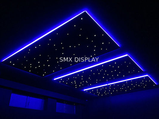 Quality RGB Colors Fiber Optic Star Ceiling Panels 9mm Twinkle Polyester Fiberboard factory