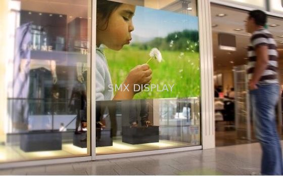 Quality Transmittance Advertising Rear Projection Film 100um For Daylight Display factory