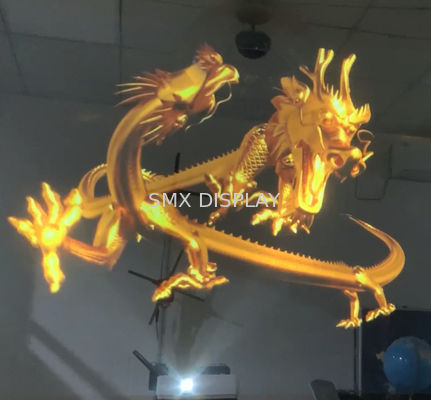 Quality Holo Gauze 3D Holographic Mesh Screen Transparent Fireproof For Live Show factory