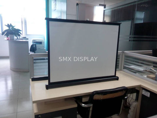 Quality Portable Motorized 40" Projection Screens Fabric , Hd Projector Screen factory