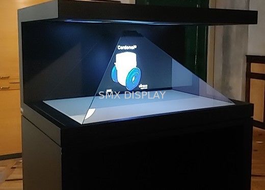 Quality 3D Holographic Pyramid Projection Display 270 Degree Advertising Player factory