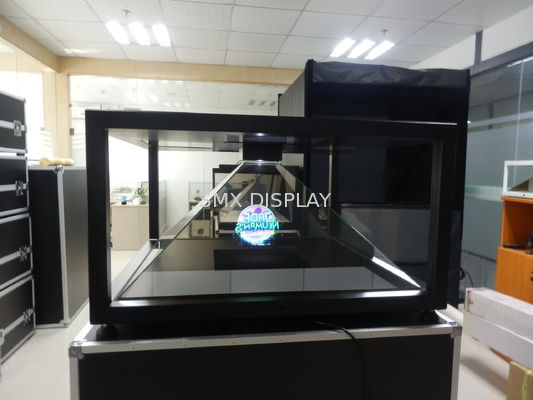 Quality Full HD 3D Holographic Display Large Pyramid 200x200cm For Shopping Mall factory