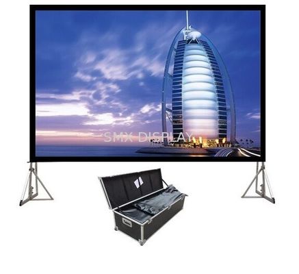 Quality 120inch 16:9 Home School Office 170 Degree View Angle 1.1 Gain Fast Fold Projection Screen factory