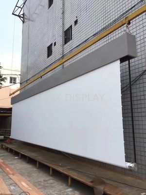350inch Large Motorized Projection Screen With RF Remote Control