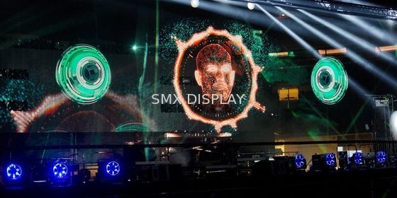 Quality 3D Hologauze Mesh Screen Polyamide Material For Event Stage Show factory