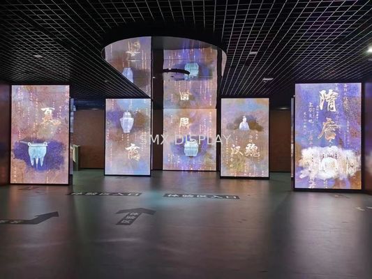 Quality Polyamide Holographic Mesh Screen Transparent Holo Net For 3D Floating Animations factory