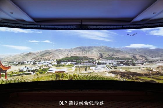 Fixed Curved Projection Screen,circular projection screen Round 3D For ...